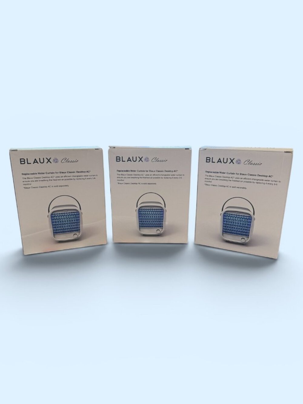 Blaux Replaceable Water Curtain for Blaux Classic Desktop AC (Set of 3) - NEW